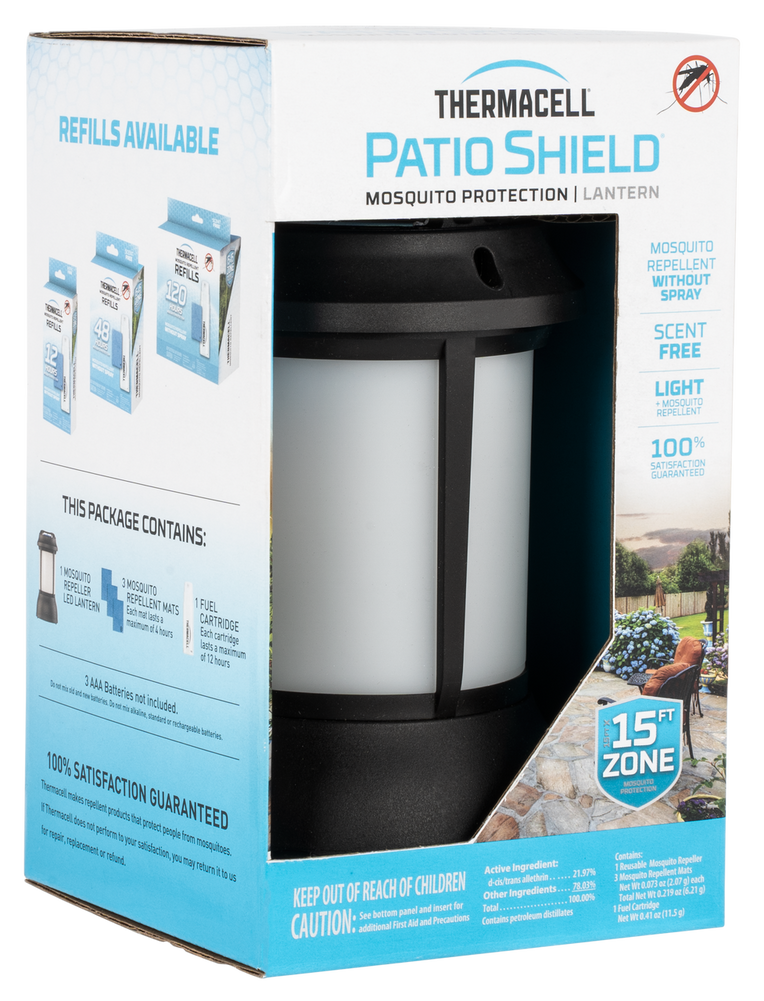 Thermacell Patio Shield Lantern, Ther Psll2  Patio Shield Repeller Lantern