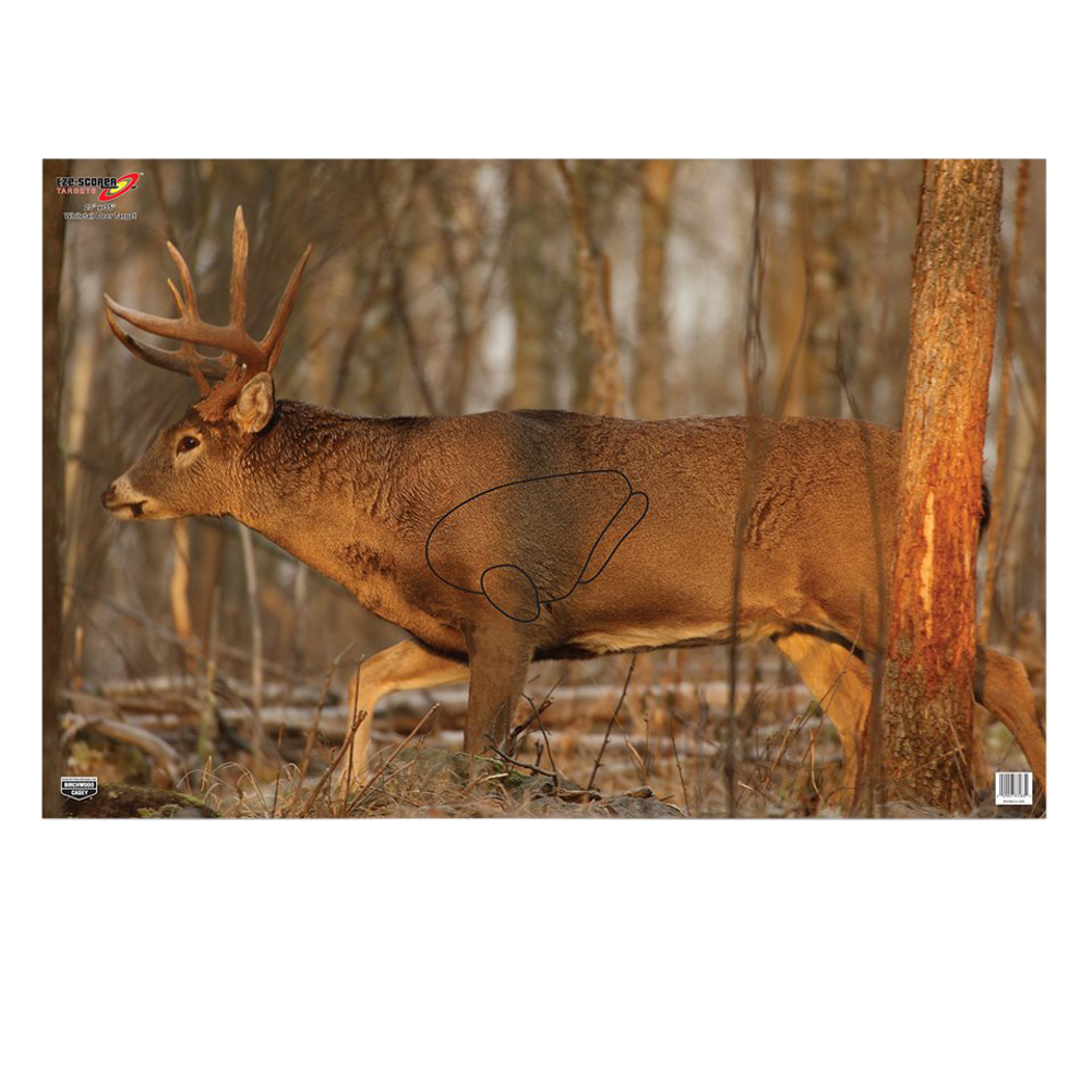 Birchwood Casey Eze-scorer, Bir 37481          Ezescorer 23x35 Whtetl Deer 2pk