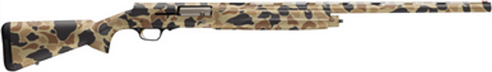 Browning 0119082004 A5  12 Gauge 28" Barrel 3.5" 4+1, Full Coverage Vintage Tan Camo, Textured Synthetic Stock With Close Radius Pistol Grip