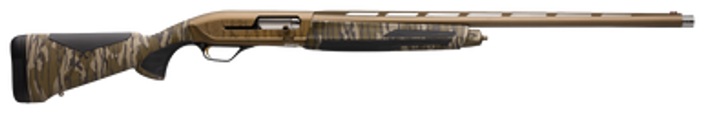 Browning 011743205 Maxus II Wicked Wing 12 Gauge 3.5" 4+1 26" Burnt Bronze Cerakote Barrel & Receiver, Mossy Oak Bottomland Synthetic Stock With SoftFlex Cheek Pad & Overmolded Grip Panels