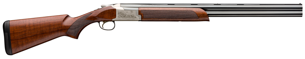 Browning 0182093005 Citori 725 Feather Full Size 12 Gauge Break Open 3" 2rd 26" Blued Over/Under Vent Rib Barrel, Engraved Silver Nitride Aluminum Receiver, Fixed Grade II/III Black Walnut Stock