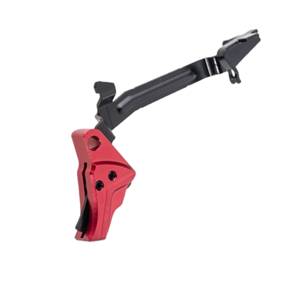 Tyrant CNC TDGTRIG34REDBLACKBAR I.T.T.S Trigger/Bar Red/Black Fits Glock Gen3-4