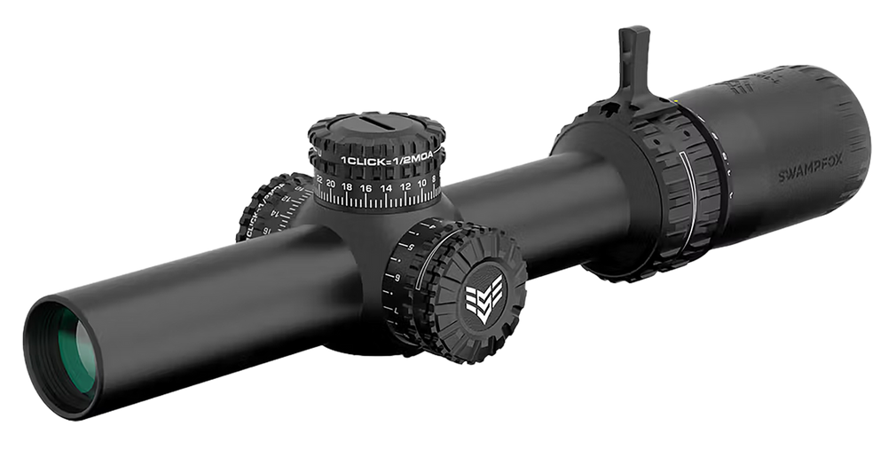 Swampfox Optics ARH11024-GM Arrowhead  Black 1-10x24mm 30mm Tube Guerrilla Dot MOA Green Reticle