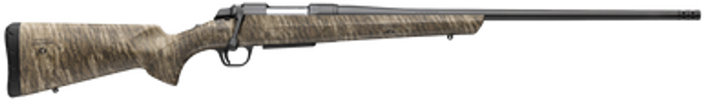 Browning 035841229 AB3  300 Win Mag 3+1 22" Matte Blued Threaded Sporter Barrel, Matte Blued Drilled & Tapped Steel Receiver, Fixed w/Textured Grip Panels Mossy Oak Bottomland Composite Stock