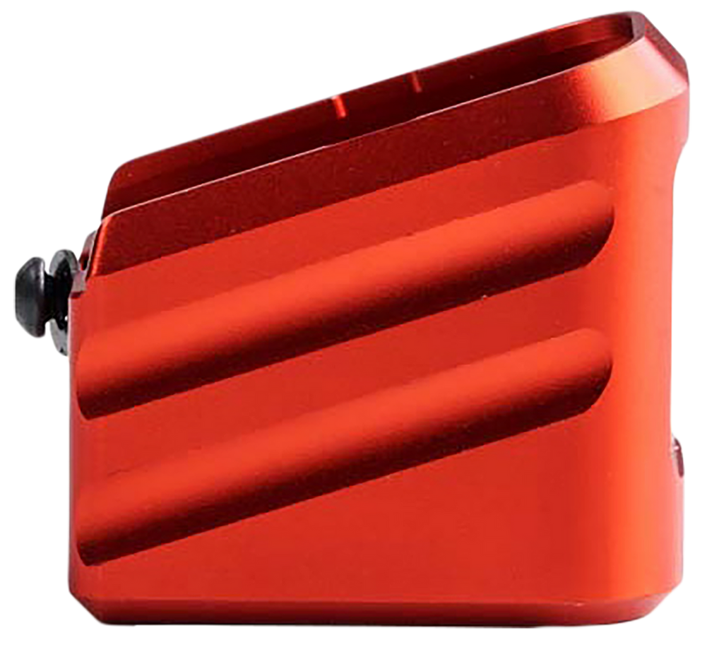 Cross Armory CRG+0MEG19RD Magazine Extension  Fits Glock 19/23/32 Gen 1-5 Red Aluminum