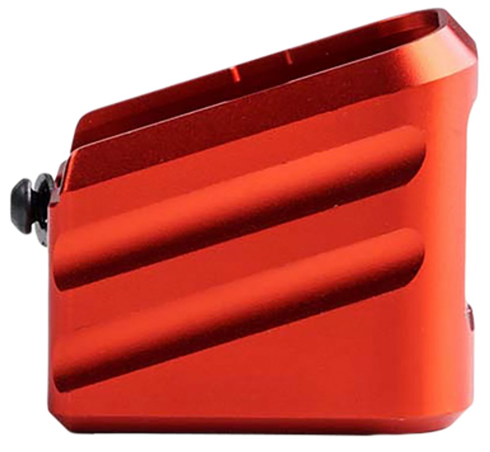 Cross Armory CRG+0MEG19RD Magazine Extension  Fits Glock 19/23/32 Gen 1-5 Red Aluminum