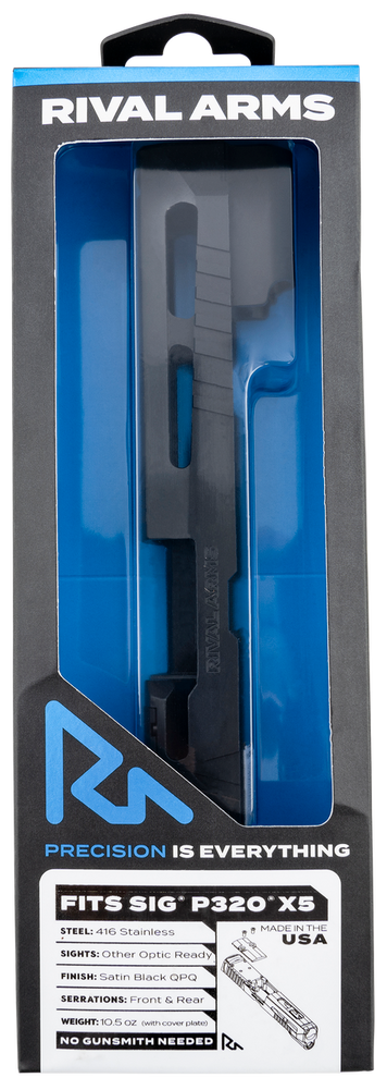Rival Arms Faction Series Slide, Rival Rara10p502a Slide Sig320 X5 A1 Doc Blk