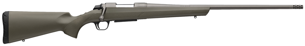 Browning 035842227 AB3  7mm Rem Mag 3+1 26" Tungsten Cerakote Threaded Sporter Barrel, & Drilled & Tapped Steel Receiver, Fixed w/Textured Grip Panels OD Green Composite Stock