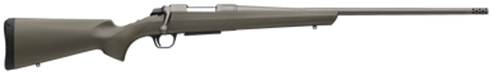 Browning 035842227 AB3  7mm Rem Mag 3+1 26" Tungsten Cerakote Threaded Sporter Barrel, & Drilled & Tapped Steel Receiver, Fixed w/Textured Grip Panels OD Green Composite Stock