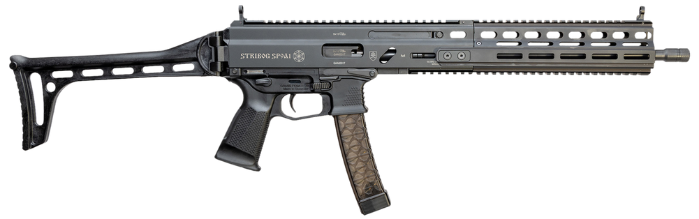 Global Ordnance LLC 810091157923 Grand Power Stribog SP9A1 9mm Luger 30+1 16" Black