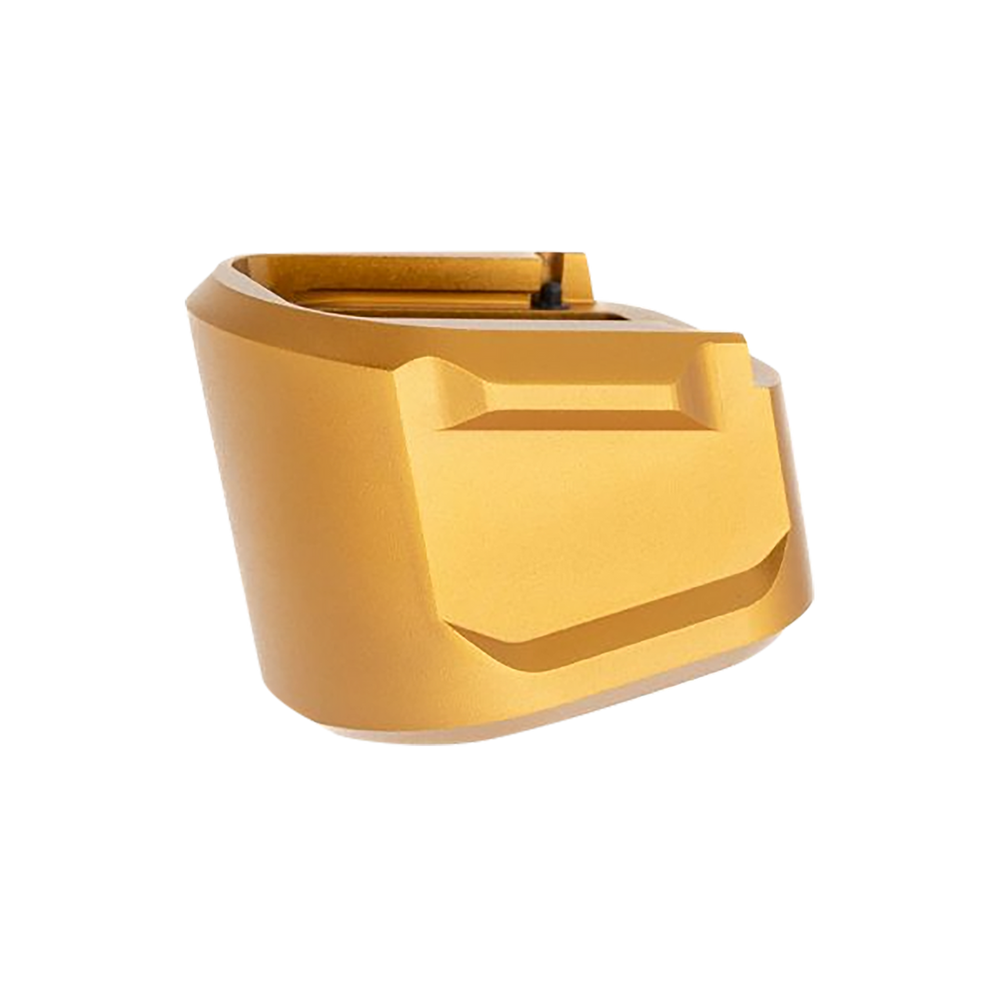 Tyrant CNC TDECHEMAGEX17GOLD  Magazine Extension 9mm Fits Springfield Echelon 5rd Gold Aluminum