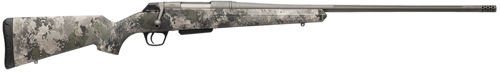 Winchester Repeating Arms 535800226 XPR Extreme 270 Win 3+1 24" Tungsten Cerakote Fluted Threaded Barrel & Drilled & Tapped Steel Receiver, Fixed TrueTimber VSX Synthetic Stock