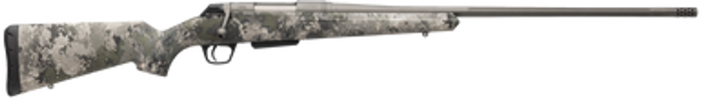 Winchester Repeating Arms 535800226 XPR Extreme 270 Win 3+1 24" Tungsten Cerakote Fluted Threaded Barrel & Drilled & Tapped Steel Receiver, Fixed TrueTimber VSX Synthetic Stock