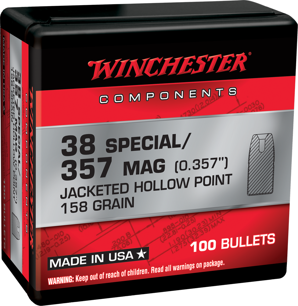 Winchester Ammo Centerfire Handgun, Win Wb357h158x     Bul 357    158 Hp  Retl  100/10