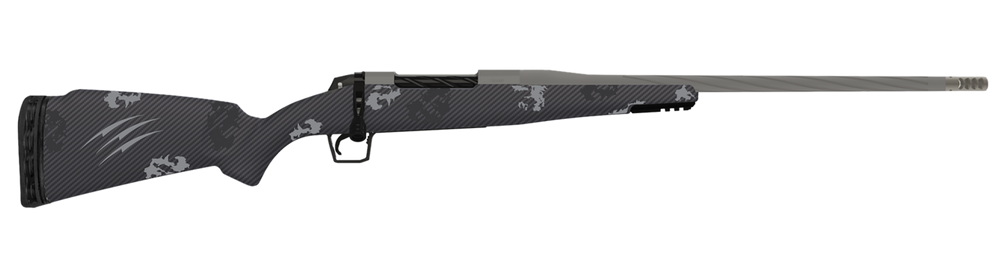 Fierce Firearms TWROG300WIN22GP Twisted Rogue 300 Win 22" Tungsten Cerakote Steel Threaded Barrel, Drilled & Tapped Steel Receiver, LR Negative Comb Phantom Camo Carbon Fiber Stock