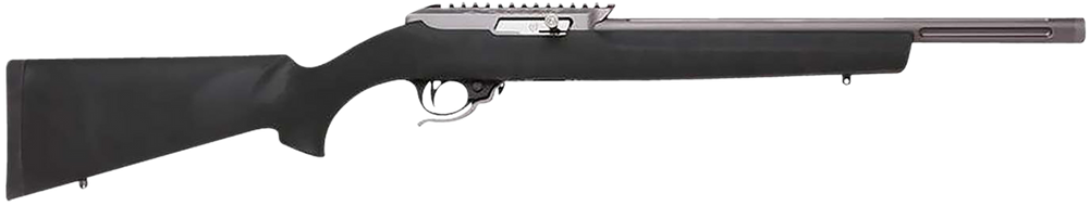 Tactical Solutions ATE2GMGBHBLK X-Ring VR Gen2 22 LR Gun Metal Gray Barrel & Receiver, Hogue OverMolded Black Synthetic Stock