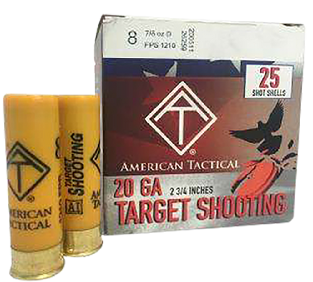 ATI  Target Load  20Gauge 2.75" 7/8oz 8Shot 25 Per Box/10 Case