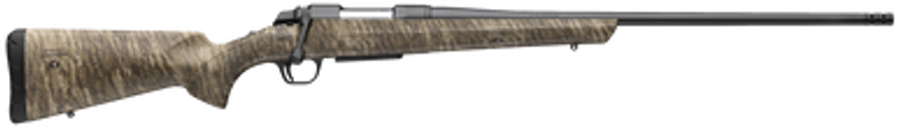 Browning 035841224 AB3  270 Win 4+1 22" Matte Blued Threaded Sporter Barrel, Matte Blued Drilled & Tapped Steel Receiver, Fixed w/Textured Grip Panels Mossy Oak Bottomland Composite Stock