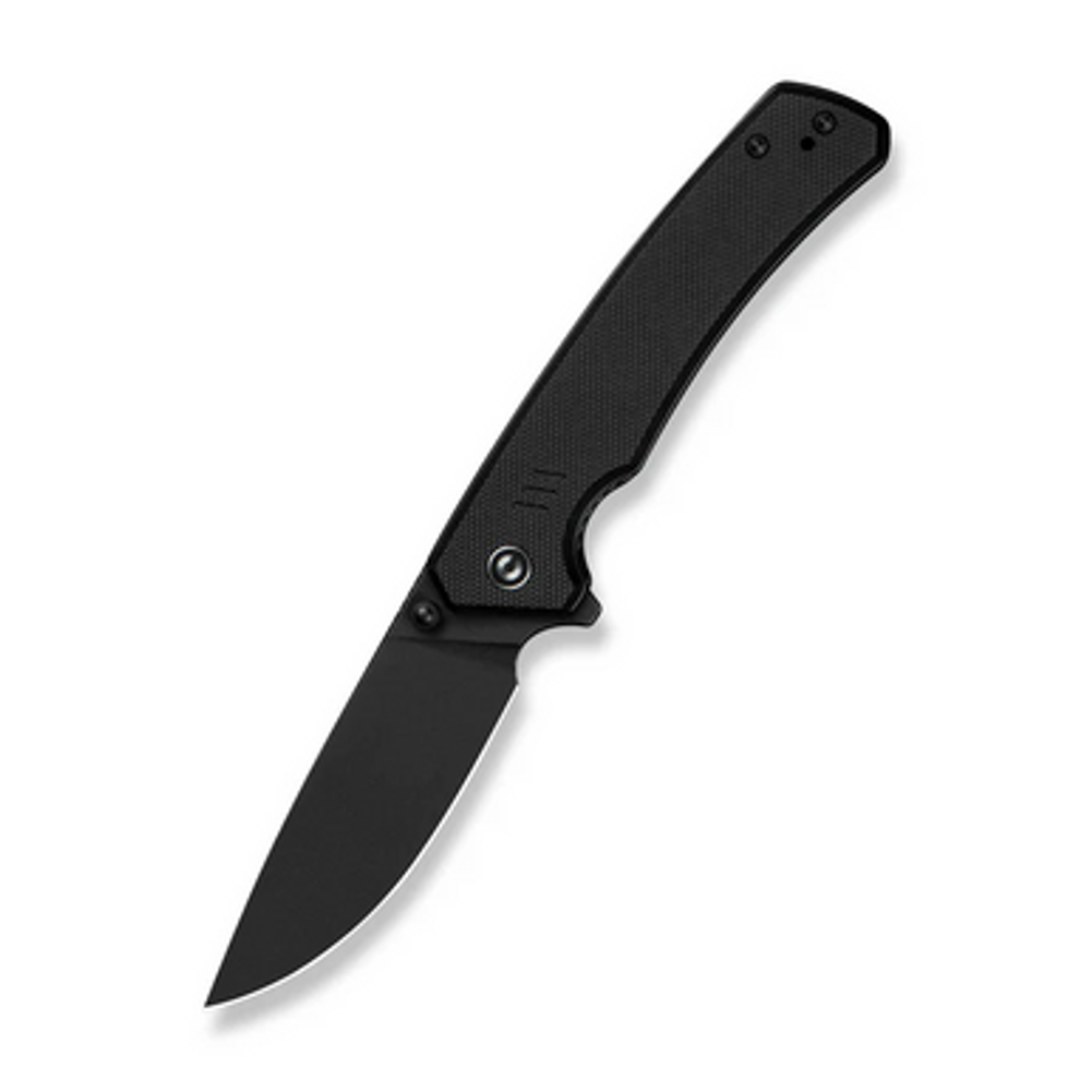 CIVIVI Merit Flipper & Thumb Stud Knife Black G10 Handle (3.28"" Black Stonewashed 14C28N Blade) C24012-1