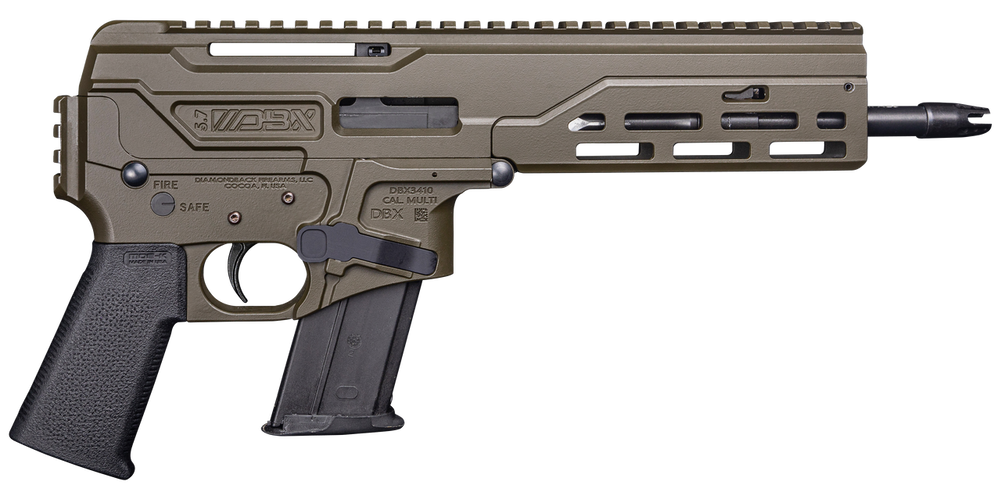 Diamondback DB165AL101 DBX CF 5.7x28mm 20+1 8" Threaded Barrel w/DBX Muzzle Device, OD Green Cerakote Finish, M-Lok Handguard, Magpul MOE K Grip, Mil-Spec Trigger, Optics Ready Diamondback DB165AL101 DBX CF 5.7x28mm 20+1 8" Threaded Barrel w/DBX Muzzle Device, OD Green Cerakote Finish, M-Lok Handguard, Magpul MOE K Grip, Mil-Spec Trigger, Optics Ready
