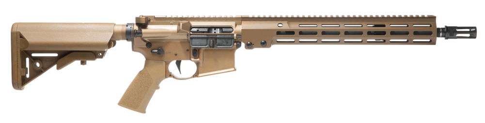 Geissele Automatics 08187S Super Duty  5.56x45mm NATO 14.50" No Mag, Desert Dirt, B5 Enhanced Sopmod Stock, OEM Grip, Sparkout Flash Hider