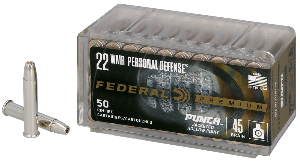 Federal Premium, Fed Pd22wmr1       22wmr    45 Jhp           50/60