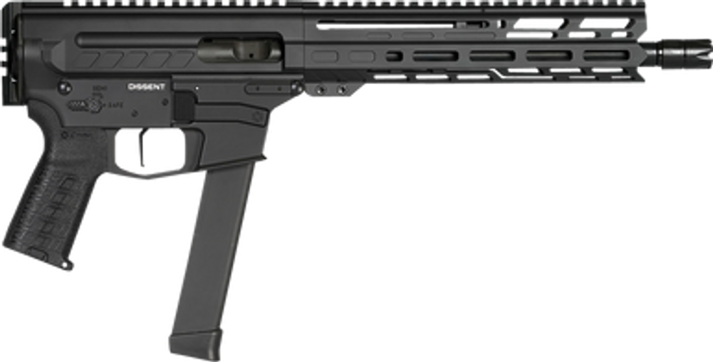 CMMG 99A806DMB Dissent MKGS 9mm Luger 33+1 10.50", Midnight Bronze Rec, Picatinny Brace Adapter, 5.50" M-LOK Handguard, Left Side Charging Handle, Zeroed Linear Comp, TriggerTech Trigger CMMG 99A806DMB Dissent MKGS 9mm Luger 33+1 10.50", Midnight Bronze Rec, Picatinny Brace Adapter, 5.50" M-LOK Handguard, Left Side Charging Handle, Zeroed Linear Comp, TriggerTech Trigger