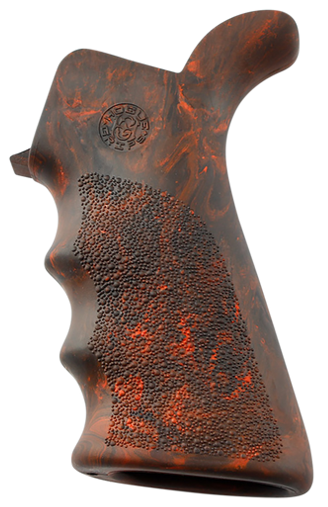 Hogue Overmolded, Hog 15421   Ar15 Beavertail Fg Grip Red Lava