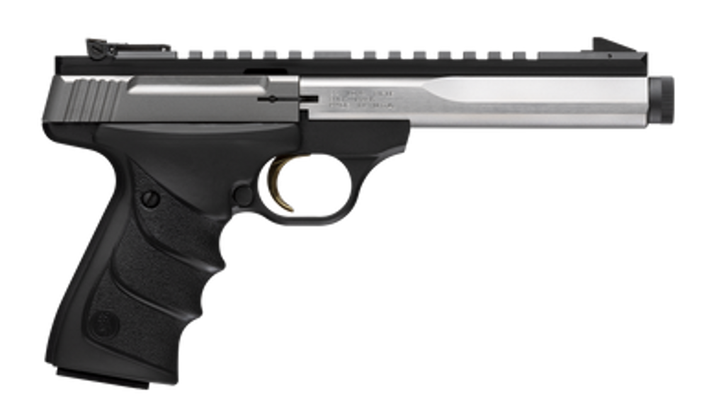 Browning 051589490 Buck Mark Contour SR 22 LR 10+1 5.63" 5.90" Stainless Steel Threaded Barrel, Stainless Serrated Slide, Aluminum Frame, Picatinny Rail, Black URX Grip Browning 051589490 Buck Mark Contour SR 22 LR 10+1 5.63" 5.90" Stainless Steel Threaded Barrel, Stainless Serrated Slide, Aluminum Frame, Picatinny Rail, Black URX Grip