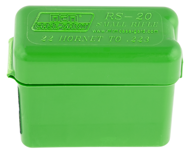 Mtm Ammo Box, Mtm Rs2010      20rd Rfl Belt Box Sm           Grn