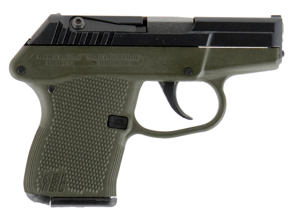 Keltec P-32 32acp 7+1 Bl/green Poly