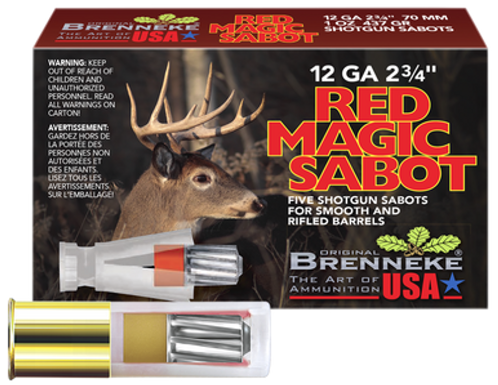 Brenneke Red Magic, Br Sl122rms   R-magic       12 2.75 Slug  1oz 5/50