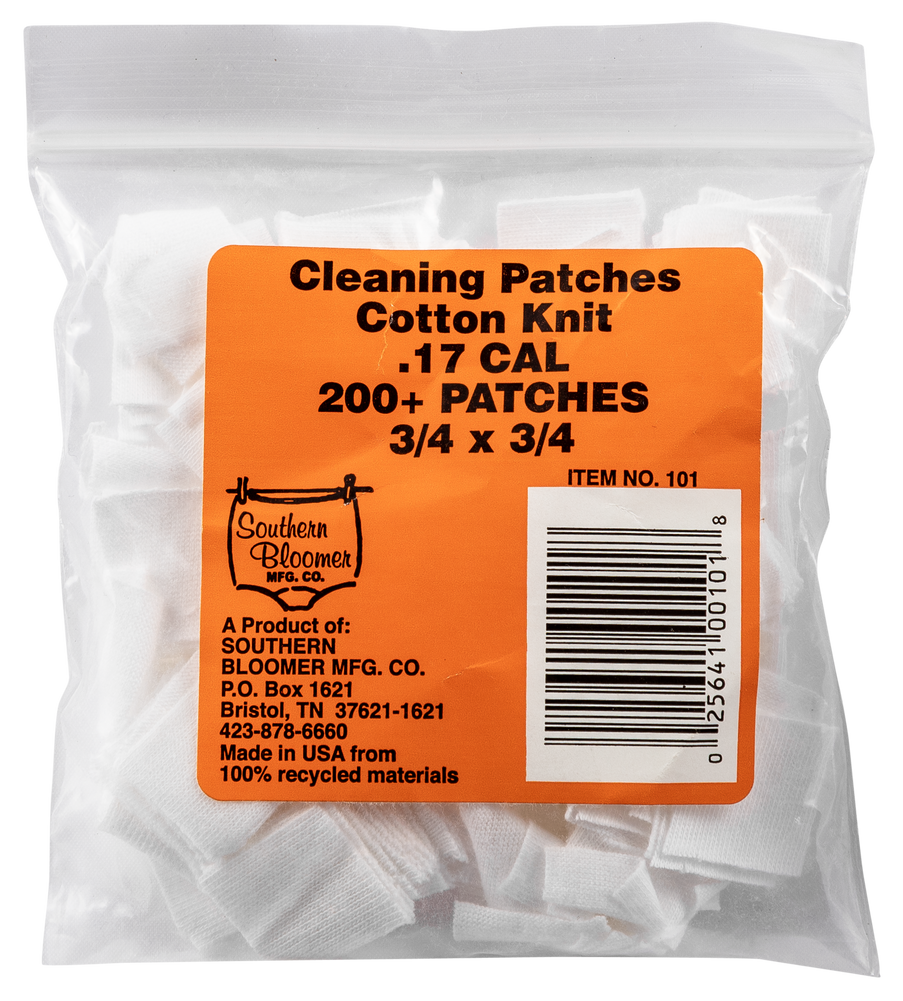 Southern Bloomer Cleaning Patches, Sbc 101  17 Cal Patches          200 Ct
