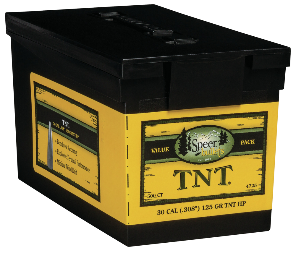 Speer Ammo Tnt, Speer 4725      Bull .308 125 Hp Tnt Vp      500/1
