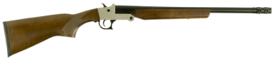 Hatfield Gun Company USH20SYW SGL  Youth 20 Gauge 3" 1rd 20" Blue Oxide Barrel, Silver Finish, Turkish Walnut Stock
