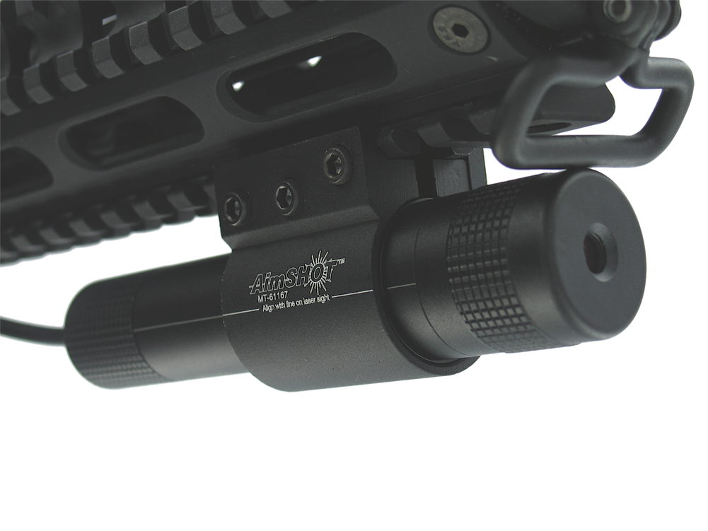 Aimshot Green Rifle Laser Kit, Aims Kt81067       Green Laser W/rail Mnt