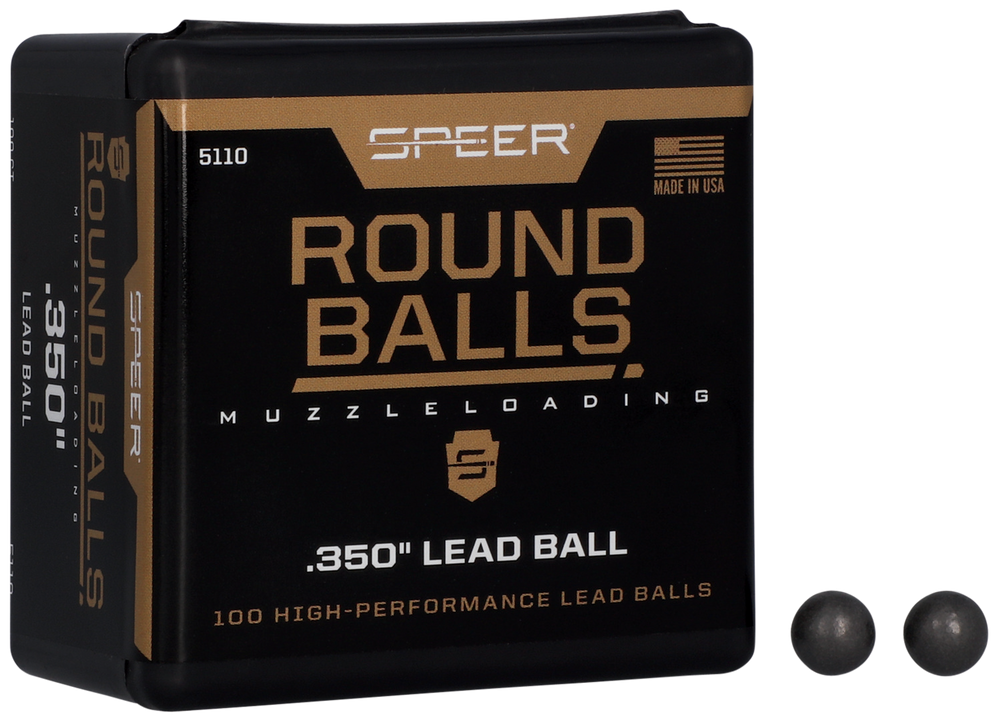 Speer Ammo Lead Balls, Speer 5110      Round Balls .350             100/5