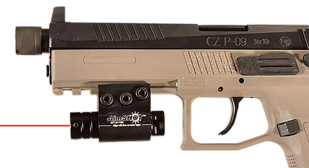 Aimshot Pistol Laser, Aims Kt6132        Red Laser W/rail Mnt