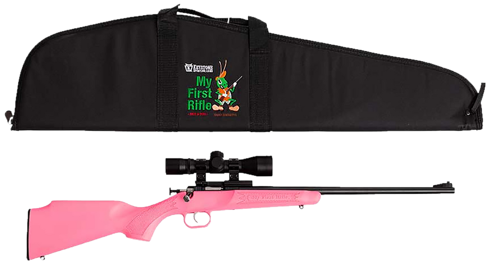 Keystone Sporting Arms Crickett 22lr Bl/pnk Scp/case