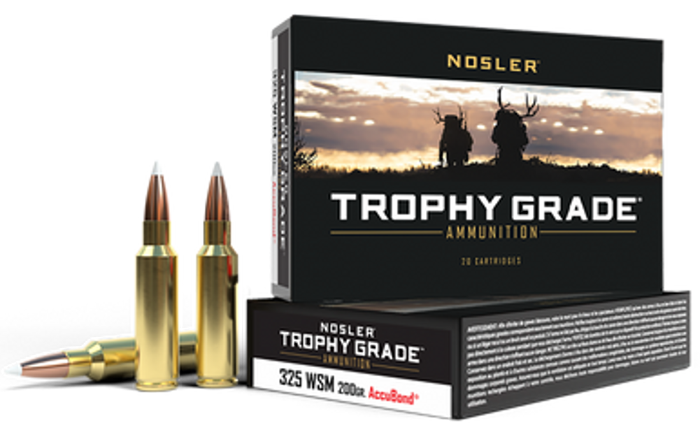 Nosler Trophy Grade, Nos 60077 Trophy 325wsm   200 Ab             20/10