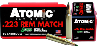 Atomic Rifle, Atomic 00452 223         77  Matchking       50/10
