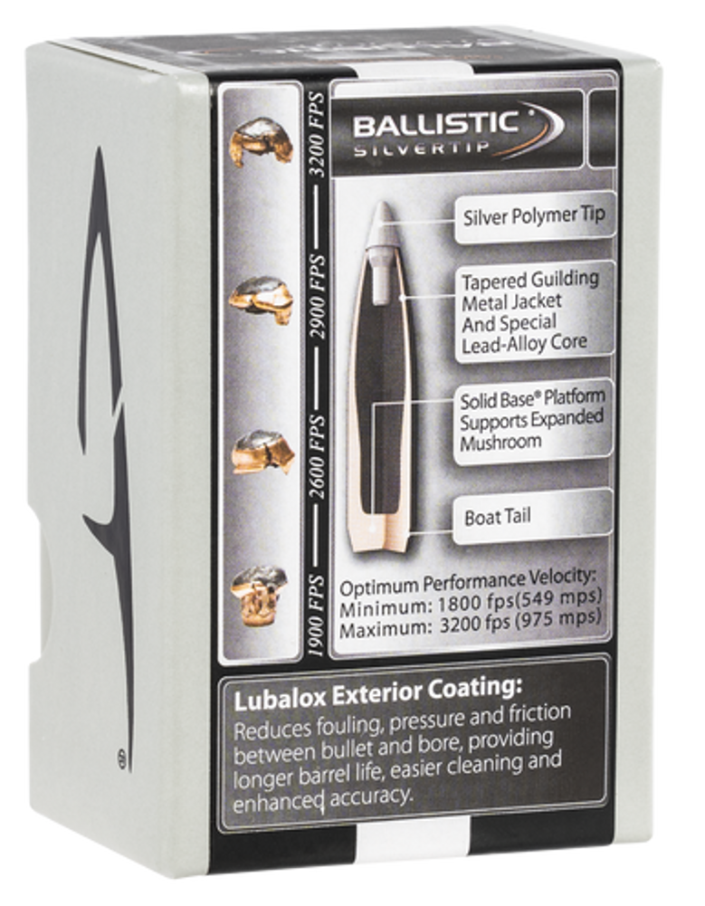 Nosler Ballistic Silvertip, Nos 51040 Blstc St   6mm 95 Bt      50