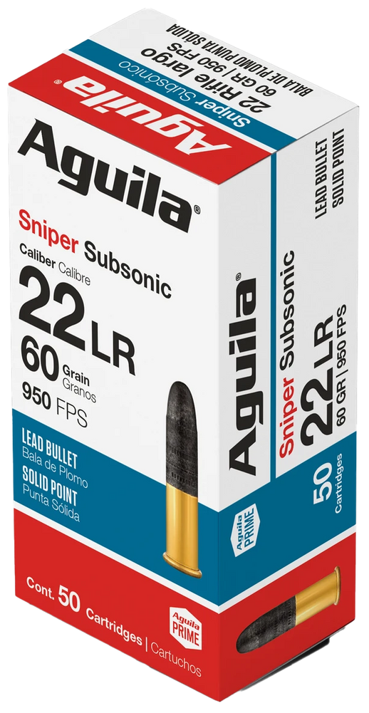 Aguila Sniper Subsonic, Aguila 1b220112      22 Sss     60gr         50/20