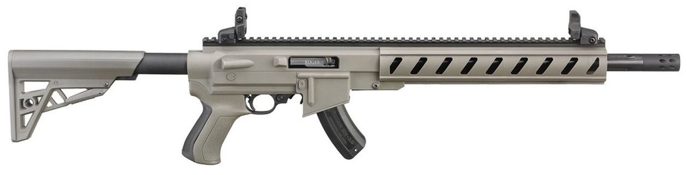 Ruger 10/22 Tact Bl/gry 16" 15+1 Tb#