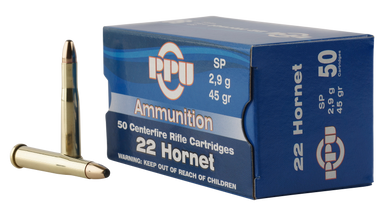 Ppu Standard Rifle, Ppu Pp22h       22 Hor       45 Sp           50/20