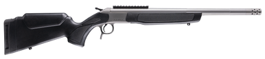 CVA CR4445S Scout Takedown 444 Marlin 1rd 22" Stainless Fluted Threaded Barrel, Stainless Steel Receiver w/Picatinny Rail, Adj Comb & LOP Black Synthetic Stock