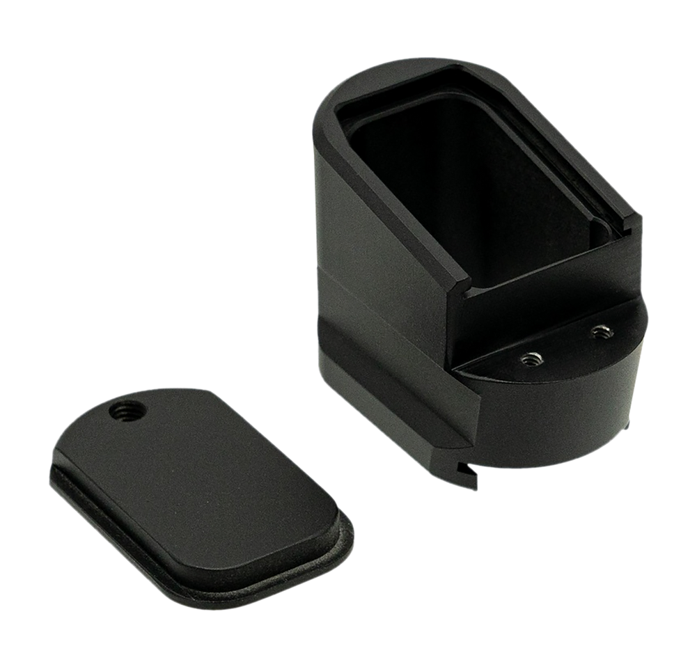 Shield Arms MPME5BLK Magazine Extension  5rd Compatible w/ Shield Arms M&P 2.0 Black Anodized Aluminum