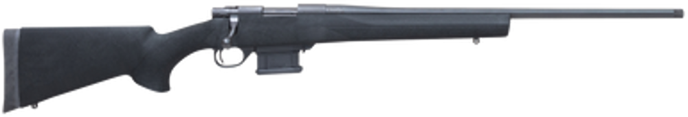 Howa HMA223BHBY 1500 Mini Action Youth 223 Rem 20" Black Heavy Threaded Barrel, Black Drilled & Tapped Steel Receiver, Fixed HTI Black Synthetic Stock