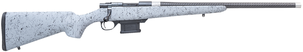 Howa HCE6ARCGRY 1500 Carbon Elevate 6mm ARC 20" Carbon Fiber Wrapped Threaded Barrel, Black Drilled & Tapped Steel Receiver, Fixed Stocky's Gray w/Black Webbing Synthetic Stock, Right Hand