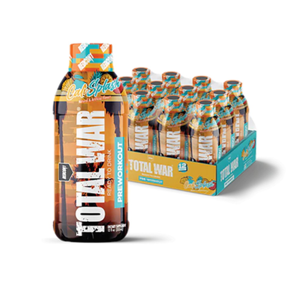 Redcon1 RC1TWRTDCS-12 Total War Ready to Drink Cali Splash 12 Pack
